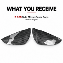NINTE M Style Mirror Caps Replacement For 2021-2025 Lexus IS300 IS350 IS500 F Real Carbon Fiber - NINTE