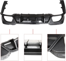 NINTE Rear Bumper Diffuser Fit for 2019-2022 BMW 3 Series G20 M Sport 330i M340i Matte Black One Piece Sport Style Without Logo