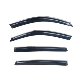 NINTE For 2023 - 2024 HONDA CR - V Premuim chrome trim window visor rain guard Adhesive - NINTE