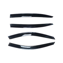 Load image into Gallery viewer, NINTE For 2014-2024 INFINITI Q50 VIP CLIP-ON SMOKE TINTED WINDOW VISOR W/ CHROME TRIM