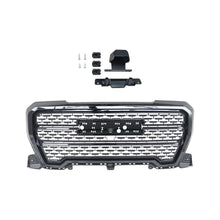 Load image into Gallery viewer, NINTE Hood Grille For 2019-2021 GMC Sierra 1500 Glossy Black Front Denali Mesh Style