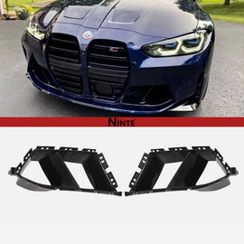 NINT Front Air Duct Vent For 2021 - 2025 BMW G80 G82 M3 M4 Gloss Black - NINTE