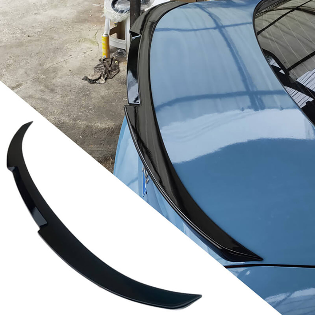 NINTE Rear Spoiler For 2006-2011 BMW 3 Series 335i E90 Sedan M4 Style Trunk Wing Splitter