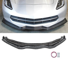 Charger l&#39;image dans la galerie, NINTE Front Lip for Chevy Corvette C7 Z06 Stingray Grand Sport Carbon Fiber Look