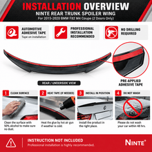 NINTE Rear Trunk Spoiler Wing for 2014-2020 BMW F82 M4 Coupe – Aggressive Sport Profile - NINTE