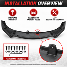 NINTE Front Bumper Lip Splitter for 2019-2021 Dodge Charger SRT Widebody – Aggressive Sport Aero