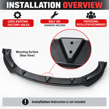 NINTE Performance Style Front Lip For 2020-2024 Tesla Model Y - NINTE