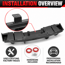 NINTE Rear Bumper Lip Splitter Kit Fit for Chevrolet Corvette C6 2005-2013 Painted Gloss Black ABS Plastic Without Logo - NINTE