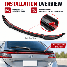 NINTE M Style Rear Spoiler For 2022-2026 11th Honda Civic Hatchback HighKick Trunk Wing - NINTE