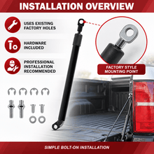 NINTE Rear Tailgate Assist Shock Strut Lift Support for 2024-2026 Toyota Tacoma - NINTE