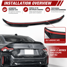 NINTE For 2022-2026 BMW 2 Series Coupe G42 G87 M2 220i 230i M240i Rear Spoiler - NINTE