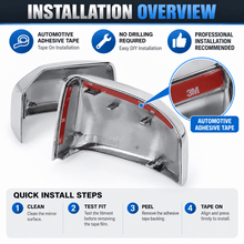 Load image into Gallery viewer, NINTE Mirror Caps for 2015-2020 Ford F-150, Non-Tow Top-Half Covers, 2-Piece - NINTE