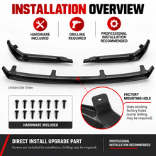 NINTE V-Style Front Bumper Lip Splitter for 2021-2025 Lexus IS300/IS350 F Sport – Aggressive Sport Aero - NINTE