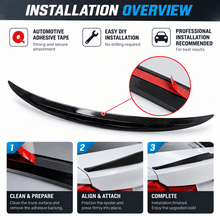 NINTE MP style SpoilerFor 2017-2023 BMW G30 520d 530i 540i F90 M5 Trunk Wing - NINTE