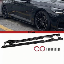 NINTE Side Skirts For 2022 - 2025 BMW 2 Series G42 230i M240i Extension Lip Splitters - NINTE