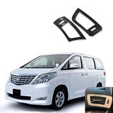 NINTE Toyota Alphard Vellfire 2015-2018 ABS Interior Side Door Air Vent Cover Trim Decoration Frame