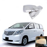 NINTE Toyota Alphard 2015-2018 2 PCS Car Electroplating Rear View Side Mirrors Decorative Cover