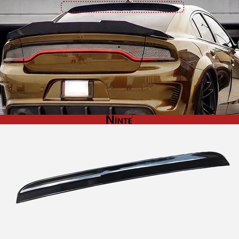 NINTE Duckbill Roof Spoiler For 2011 - 2023 Dodge Charger SRT Scat Gloss Black - NINTE