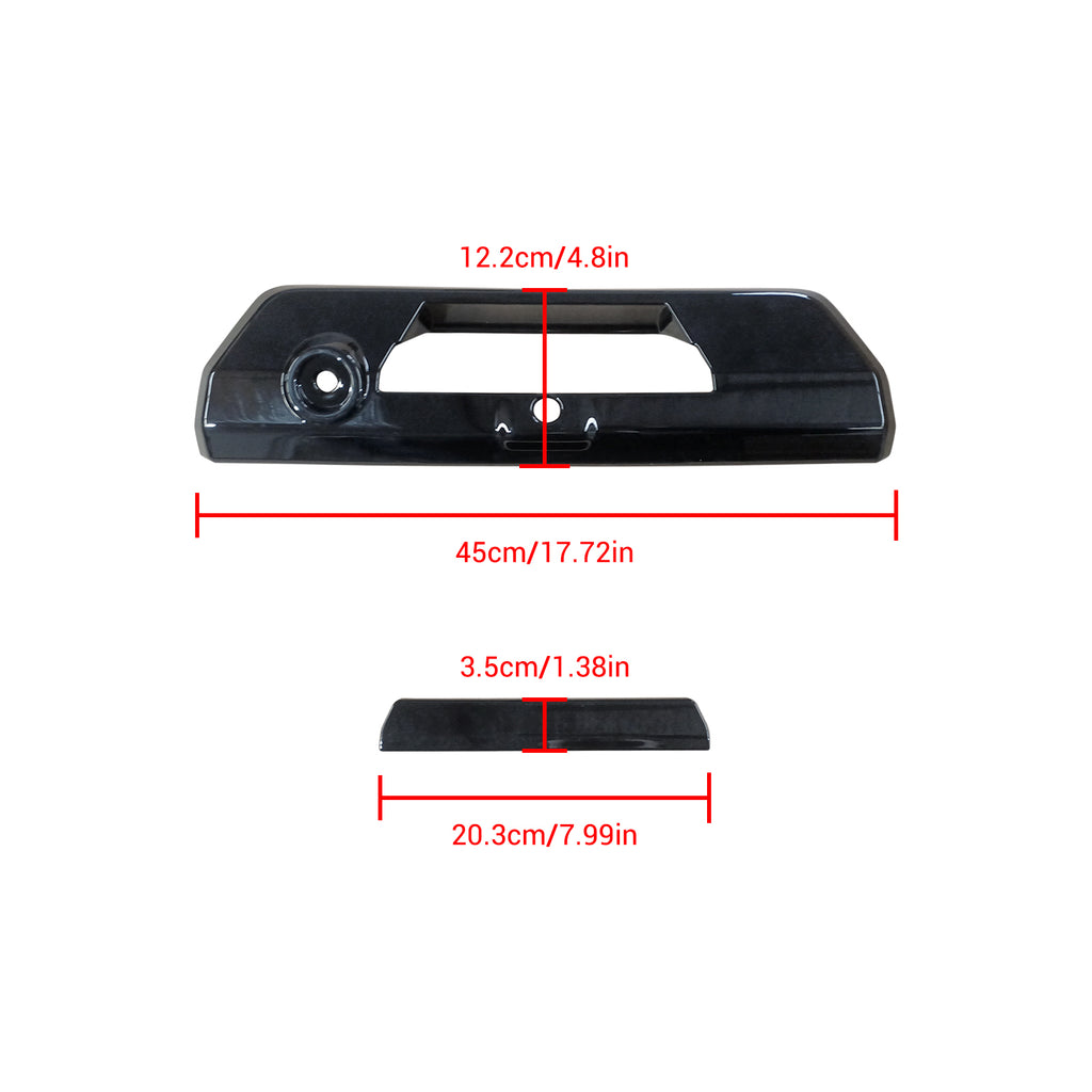 NINTE For 21-24 Ford F150 F-150 Tail Tailgate Door Handle Cover