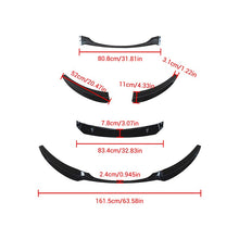 Charger l&#39;image dans la galerie, NINTE Front Bumper Lip Splitter For 2008-2013 BMW E82 128i 135i M Sport Glossy Black