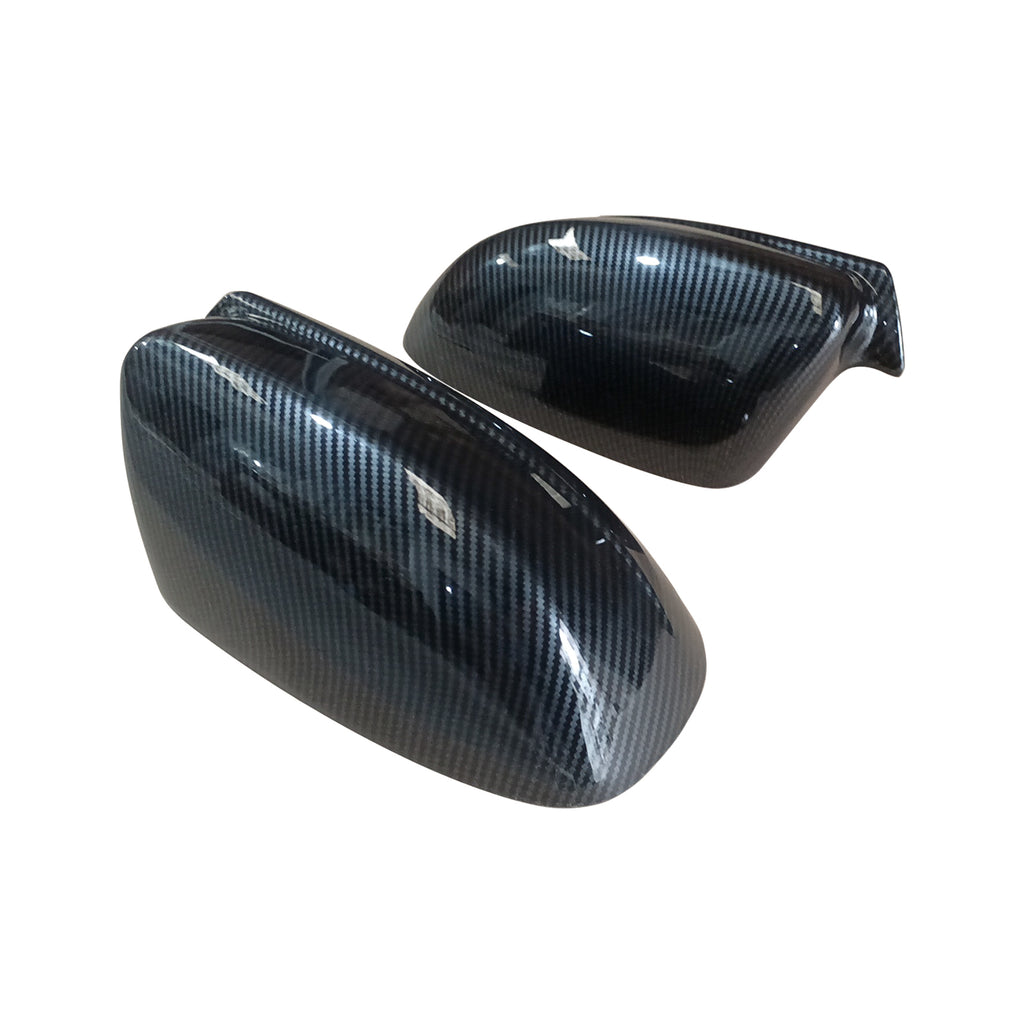 NINITE Mirror Cover For 2011-2023 Dodge Charger ABS Carbon Look Rear Vew Mirror Caps