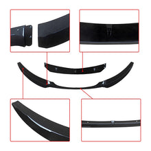 Charger l&#39;image dans la galerie, NINTE Front Bumper Lip Splitter For 2008-2013 BMW E82 128i 135i M Sport Glossy Black