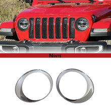 Laden Sie das Bild in den Galerie-Viewer, NINTE For Headlight Bezel Covers Trim for 2018 2019 Jeep - NINTE