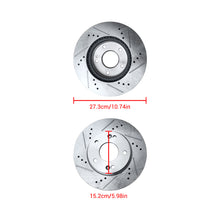 Cargar imagen en el visor de la galería, NINTE Rear Drilled Brake Rotors for Hyunda Elantra GT Veloster Venue Kona Forte Soul