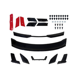 NINTE Spoiler For 2024 - 2025 Ford Mustang DH Performance W/ Smoke Gurney Flap - NINTE
