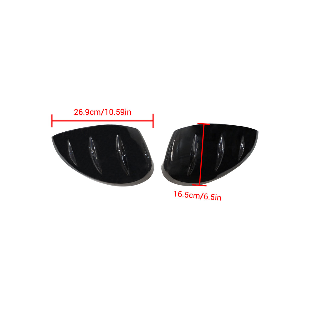 NINTE For 2022-2025 Honda Civic Sedan ABS Painted Rear View Mirror Covers Mirror Cap Overlay