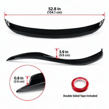 NINTE Rear Trunk Spoiler Wing Fit for Cadillac CT5 2020-2026 Painted Gloss Black One Piece V Blackwing Style Without Logo - NINTE
