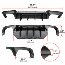 NINTE For 2011-2016 BMW F10 M Sport ABS F90 M5 Rear Diffuser Style NOT Fit 550/535