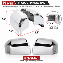 Load image into Gallery viewer, NINTE Mirror Caps for 2015-2020 Ford F-150, Non-Tow Top-Half Covers, 2-Piece - NINTE