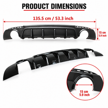 NINTE Shark-Fin Rear Bumper Diffuser for 2015-2023 Chrysler 300 SRT – Aggressive Rear Aero