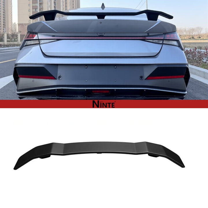 NINTE For 2021 - 2025 Hyundai Elantra N Style Painted Trunk Spoiler Wing ABS - NINTE