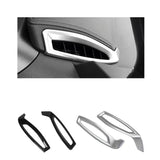 NINTE Toyota C-HR CHR 2016-2018 Matte & Carbon Fiber Upper Air Vent Outlet Trim Cover