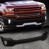 NINTE Front Bumper Face Bar For 16-19 Chevy Silverado 1500 LD with Fog Light Holes 84029813