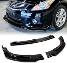 Cargar imagen en el visor de la galería, NINTE For 2010-2013 Infiniti G37 Sedan ABS 3 Pieces Front Bumper Lip Splitter Front Bumper Lip Spoiler Air Chin Body Kit Splitter