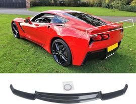 NINTE For 2014 - 2019 Chevrolet Corvette C7 Rear Spoiler High Rise Style Spoiler Roof Top Lid - NINTE