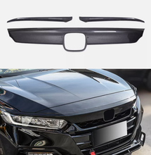 Laden Sie das Bild in den Galerie-Viewer, NINTE For 2018-2020 Honda Accord  Front Bumper Hood Grille Cover W/Eyelid Molding Grille Cover ABS