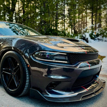 Load image into Gallery viewer, NINTE For 2015-2023 Dodge Charger SRT Scat Pack Front Lip ABS 4 PCs Front Bumper Splitter