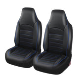 NINTE Universal Sear Cover 2 Front Seats PU Leather Cushion Protector