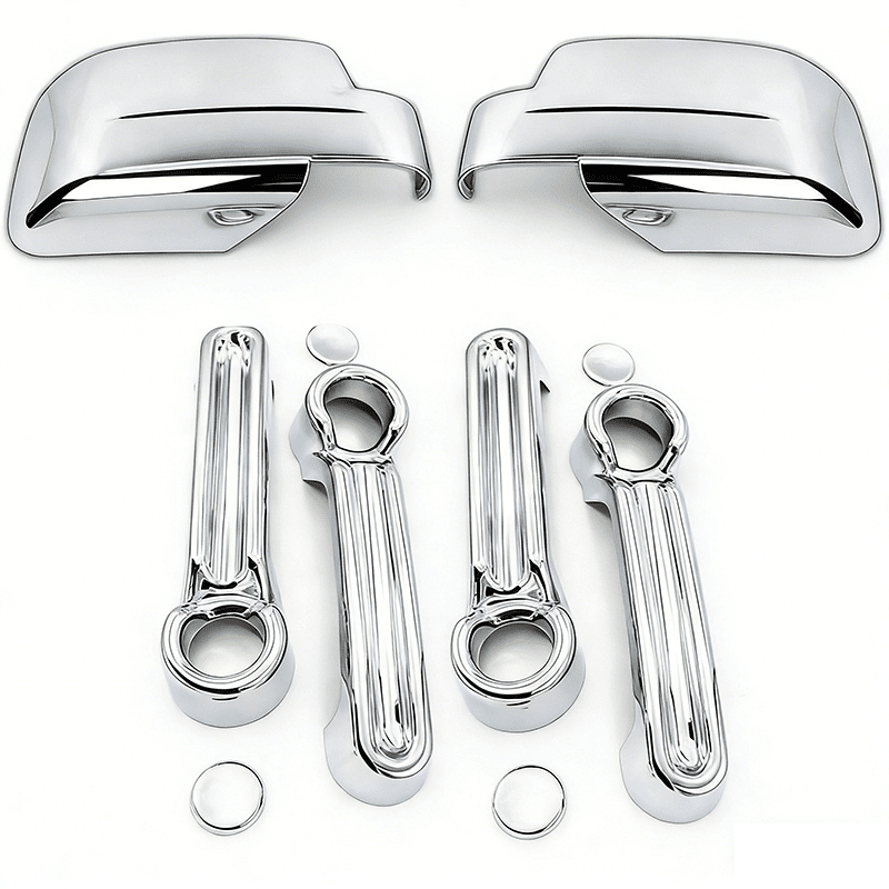 NINTE Mirror & Door Handle Covers For 2007 - 18 Jeep Patriot/Liberty/Wrangler & Dodge Nitro - NINTE