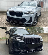 Load image into Gallery viewer, NINTE For 2022-2025 BMW G01 X3 G02 X4 LCI M Sport Front Lip MP Style Gloss Black Front Bumper Lip