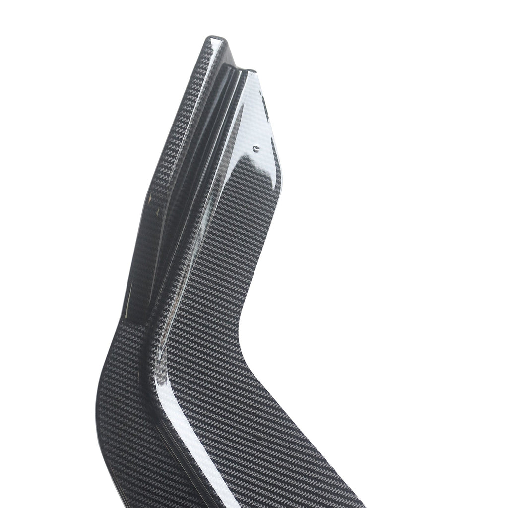 NINTE ABS Carbon Printing Front Lip For 17-21 Honda Civic Si FK7 Hatchback