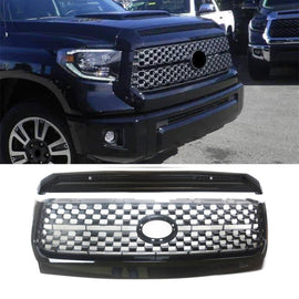 NINTE For 2014 - 2021 Toyota Tundra Front Grill Replacement Hood Bulge Lower Grille - NINTE