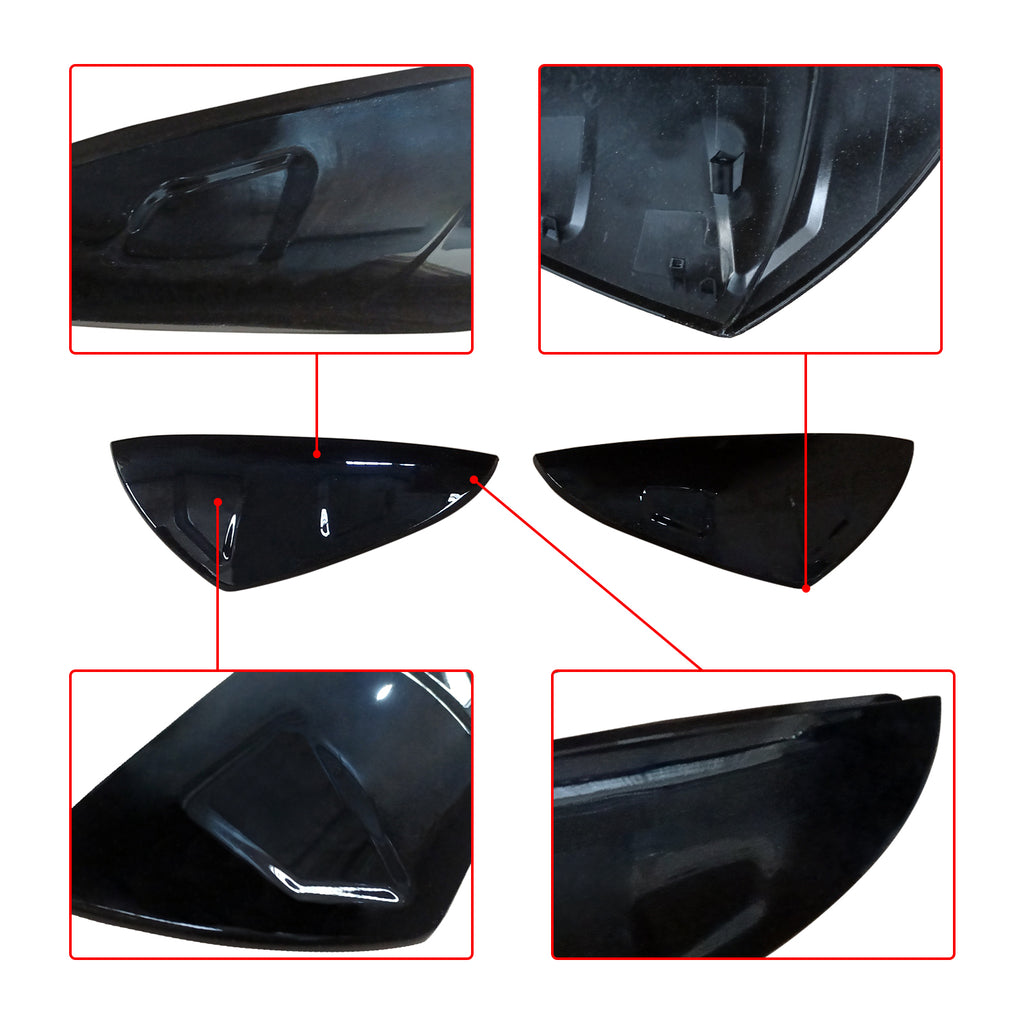 NINTE For 2019-2024 LEXUS IS ES RC LS UX M STYLE MIRROR COVER CAPS GLOSS BLACK REPLACEMENT