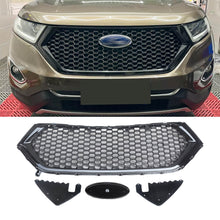Charger l&#39;image dans la galerie, NINTE Gloss Black Mesh Honeycomb Grill For 2015-2018 Ford Edge