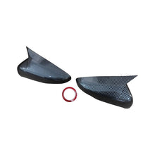 Cargar imagen en el visor de la galería, NINTE Ox Horn Mirror Covers For 2014 - 2025 Cadillac CT5 CT6 CTS Glossy Black - NINTE