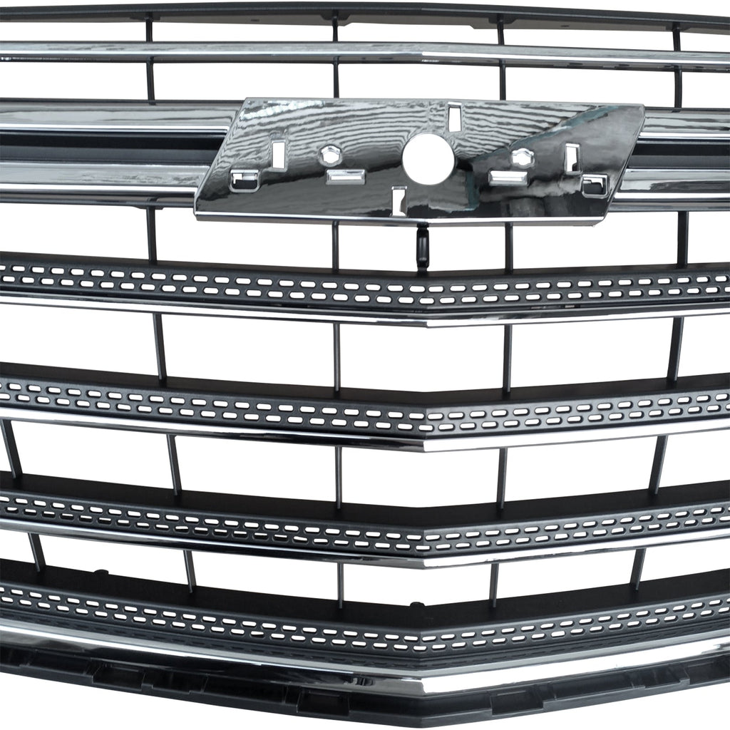 NINTE Front Bumper Upper Grille Chrome For 18-21 Chevrolet Chevy Traverse 84344487
